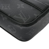 LOUIS VUITTON ルイヴィトン モノグラムエクリプス ナノPDV ブラック M82770 メンズ モノグラムキャンバス ショルダーバッグ Aランク 中古 銀蔵