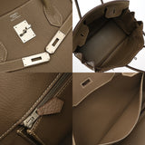 HERMES エルメス バーキン 40 エトゥープ □M刻印(2009年頃) ユニセックス トゴ ハンドバッグ ABランク 中古 銀蔵