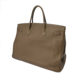 HERMES エルメス バーキン 40 エトゥープ □M刻印(2009年頃) ユニセックス トゴ ハンドバッグ ABランク 中古 銀蔵