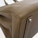 HERMES エルメス バーキン 40 エトゥープ □M刻印(2009年頃) ユニセックス トゴ ハンドバッグ ABランク 中古 銀蔵
