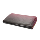 LOUIS VUITTON ルイヴィトン モノグラムヴェルニ ジッピーウォレット アマラント/マゼンダ M90395 レディース モノグラムヴェルニ 長財布 Aランク 中古 銀蔵