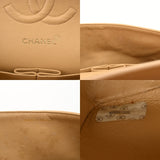 CHANEL シャネル マトラッセ Wフラップ チェーンショルダー 25cm ベージュ A01112 レディース ラムスキン ショルダーバッグ Bランク 中古 銀蔵