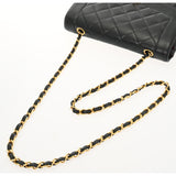 CHANEL シャネル マトラッセ ダイアナ 25cm チェーンショルダー ブラック A01165 レディース ラムスキン ショルダーバッグ ABランク 中古 銀蔵