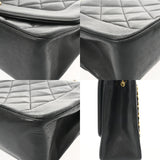 CHANEL シャネル マトラッセ ダイアナ 25cm チェーンショルダー ブラック A01165 レディース ラムスキン ショルダーバッグ ABランク 中古 銀蔵