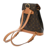 LOUIS VUITTON ルイヴィトン モノグラム モンスリ MM ブラウン M51136 レディース モノグラムキャンバス リュック・デイパック ABランク 中古 銀蔵