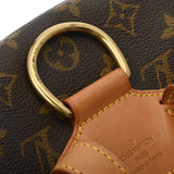 LOUIS VUITTON ルイヴィトン モノグラム モンスリ MM ブラウン M51136 レディース モノグラムキャンバス リュック・デイパック ABランク 中古 銀蔵