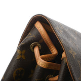 LOUIS VUITTON ルイヴィトン モノグラム モンスリ MM ブラウン M51136 レディース モノグラムキャンバス リュック・デイパック ABランク 中古 銀蔵