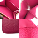 LOUIS VUITTON ルイヴィトン モノグラムペルフォ コンパクトジップ フューシャ M95188 レディース モノグラムキャンバス 二つ折り財布 Aランク 中古 銀蔵
