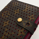 LOUIS VUITTON ルイヴィトン モノグラムペルフォ コンパクトジップ フューシャ M95188 レディース モノグラムキャンバス 二つ折り財布 Aランク 中古 銀蔵