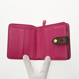 LOUIS VUITTON ルイヴィトン モノグラムペルフォ コンパクトジップ フューシャ M95188 レディース モノグラムキャンバス 二つ折り財布 Aランク 中古 銀蔵