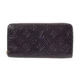 LOUIS VUITTON ルイヴィトン モノグラムパイソン ジッピーウォレット パープル N91449 レディース パイソン 長財布 Aランク 中古 銀蔵
