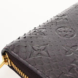 LOUIS VUITTON ルイヴィトン モノグラムパイソン ジッピーウォレット パープル N91449 レディース パイソン 長財布 Aランク 中古 銀蔵