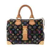 LOUIS VUITTON ルイヴィトン マルチカラー スピーディ 30 ノワール M92642 レディース モノグラムマルチカラー ハンドバッグ ABランク 中古 銀蔵