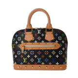 LOUIS VUITTON ルイヴィトン マルチカラー アルマ ノワール M92646 レディース モノグラムキャンバス ハンドバッグ ABランク 中古 銀蔵