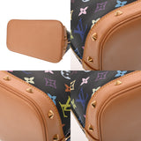 LOUIS VUITTON ルイヴィトン マルチカラー アルマ ノワール M92646 レディース モノグラムキャンバス ハンドバッグ ABランク 中古 銀蔵