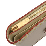 LOUIS VUITTON ルイヴィトン スハリ コンパクトジップ ブロン M91831 レディース ゴートスキン 長財布 Aランク 中古 銀蔵