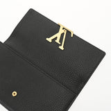LOUIS VUITTON ルイヴィトン ポルトフォイユ カプシーヌ ノワール M61248 レディース トリヨンレザー 長財布 Aランク 中古 銀蔵