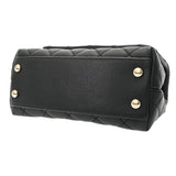 CHANEL シャネル マトラッセ ミニフラップバッグ XXS 2WAY ブラック AS2215 レディース キャビアスキン パイソン ハンドバッグ Aランク 中古 銀蔵
