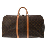 LOUIS VUITTON ルイヴィトン モノグラム キーポル 55 ブラウン M41424 ユニセックス モノグラムキャンバス ボストンバッグ ABランク 中古 銀蔵