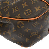LOUIS VUITTON ルイヴィトン モノグラム ガリエラ PM ブラウン M56382 レディース モノグラムキャンバス ショルダーバッグ Bランク 中古 銀蔵