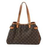 LOUIS VUITTON ルイヴィトン モノグラム バティニョール オリゾンタル ブラウン M51154 レディース モノグラムキャンバス トートバッグ Bランク 中古 銀蔵