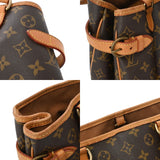LOUIS VUITTON ルイヴィトン モノグラム バティニョール オリゾンタル ブラウン M51154 レディース モノグラムキャンバス トートバッグ Bランク 中古 銀蔵