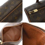 LOUIS VUITTON ルイヴィトン モノグラム パピヨン PM ブラウン M51366 レディース モノグラムキャンバス ハンドバッグ ABランク 中古 銀蔵