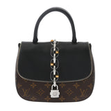 LOUIS VUITTON ルイヴィトン モノグラム チェーンイット PM 2WAY ノワール M44115 レディース モノグラムキャンバス ハンドバッグ ABランク 中古 銀蔵