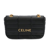 CELINE セリーヌ チェーンショルダー ブラック 111273EYD.38NO レディース カーフ ショルダーバッグ 新品 銀蔵