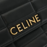 CELINE セリーヌ チェーンショルダー ブラック 111273EYD.38NO レディース カーフ ショルダーバッグ 新品 銀蔵