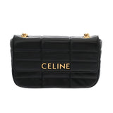 CELINE セリーヌ チェーンショルダー ブラック 111273EYD.38NO レディース カーフ ショルダーバッグ 新品 銀蔵