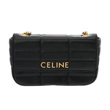 CELINE セリーヌ チェーンショルダー ブラック 111273EYD.38NO レディース カーフ ショルダーバッグ 新品 銀蔵