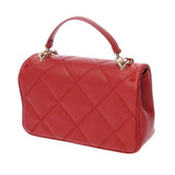 CHANEL シャネル チェーンショルダー レッド レディース ラムスキン ショルダーバッグ Aランク 中古 銀蔵