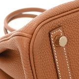 HERMES エルメス バーキン 30 ゴールド □N刻印(2010年頃) レディース トゴ ハンドバッグ Aランク 中古 銀蔵