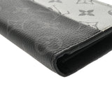 LOUIS VUITTON ルイヴィトン モノグラムエクリプス エクリプススプリット ポルトフォイユ ブラザ ノワール/シルバー M63027 メンズ モノグラムキャンバス 長財布 Bランク 中古 銀蔵