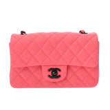 CHANEL シャネル マトラッセ チェーンショルダー 20cm ピンク レディース ラムスキン ショルダーバッグ Aランク 中古 銀蔵