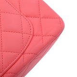 CHANEL シャネル マトラッセ チェーンショルダー 20cm ピンク レディース ラムスキン ショルダーバッグ Aランク 中古 銀蔵