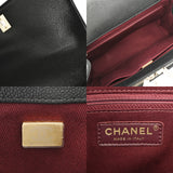 CHANEL シャネル アフィニティ ブラック レディース キャビアスキン 2WAYバッグ Aランク 中古 銀蔵