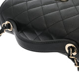 CHANEL シャネル アフィニティ ブラック レディース キャビアスキン 2WAYバッグ Aランク 中古 銀蔵