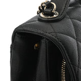 CHANEL シャネル アフィニティ ブラック レディース キャビアスキン 2WAYバッグ Aランク 中古 銀蔵