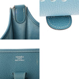 HERMES エルメス エヴリン GM ブルージーン □I刻印(2005年頃) レディース トリヨンクレマンス ショルダーバッグ Bランク 中古 銀蔵