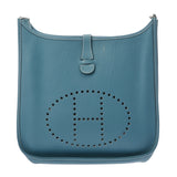 HERMES エルメス エヴリン GM ブルージーン □I刻印(2005年頃) レディース トリヨンクレマンス ショルダーバッグ Bランク 中古 銀蔵