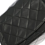 CHANEL シャネル マトラッセ ミニ チェーンショルダー 17cm ブラック レディース ラムスキン ショルダーバッグ ABランク 中古 銀蔵