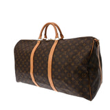 LOUIS VUITTON ルイヴィトン モノグラム キーポル バンドリエール 60 2WAY ブラウン M41412 ユニセックス モノグラムキャンバス ボストンバッグ ABランク 中古 銀蔵
