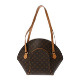 LOUIS VUITTON ルイヴィトン モノグラム エリプス ショッピング ブラウン M51128 レディース モノグラムキャンバス ショルダーバッグ Bランク 中古 銀蔵