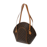 LOUIS VUITTON ルイヴィトン モノグラム エリプス ショッピング ブラウン M51128 レディース モノグラムキャンバス ショルダーバッグ Bランク 中古 銀蔵