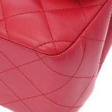 CHANEL シャネル マトラッセ チェーンショルダー Wフラップ ピンク レディース ラムスキン ショルダーバッグ ABランク 中古 銀蔵