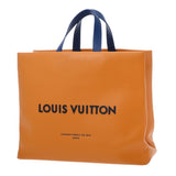 LOUIS VUITTON ルイヴィトン ショッパーバッグ MM ポップアップストア限定 サフラン M24457 レディース レザー トートバッグ Aランク 中古 銀蔵