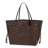 LOUIS VUITTON ルイヴィトン ダミエ ネヴァーフル MM ブラウン N51105 レディース ダミエキャンバス トートバッグ Aランク 中古 銀蔵