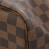 LOUIS VUITTON ルイヴィトン ダミエ ネヴァーフル MM ブラウン N51105 レディース ダミエキャンバス トートバッグ Aランク 中古 銀蔵